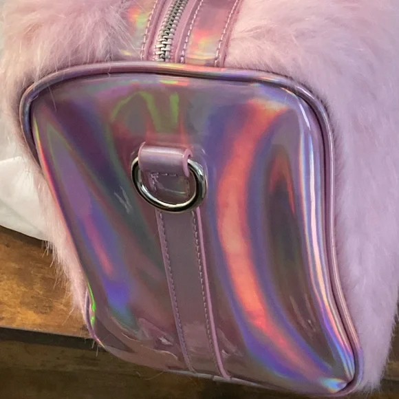 Dolls Kill Pink Furry Satchel - Picture 4 of 5